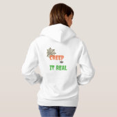 Pull À Capuche Creep It Real – Drôle d'Halloween (Dos entier)