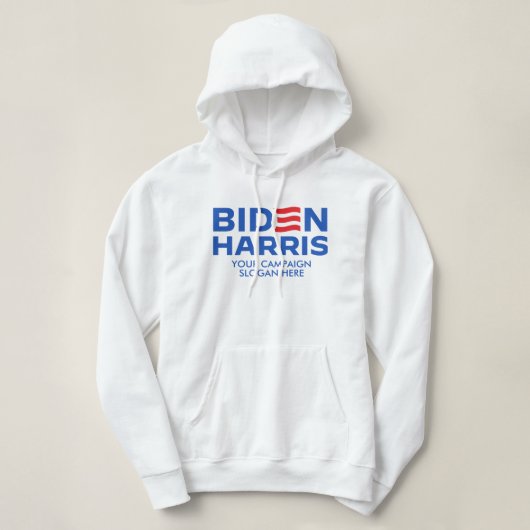 Pull À Capuche Créez votre propre Biden Harris 2024 (Design devant)