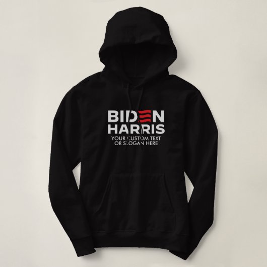 Pull À Capuche Créez votre propre Biden Harris 2024 (Design devant)