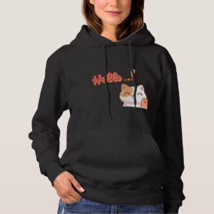 Pull À Capuche Créez votre propre design personnalisé Bonjour cha