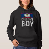 Pull À Capuche Creole Boy Belize Pride Belizean Flag Culture Afro (Devant)