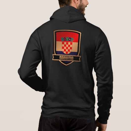 Pull À Capuche Croatie (Dos)