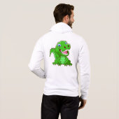 Pull À Capuche Crocodile Dessin Animé Souriant-64836 (Dos entier)