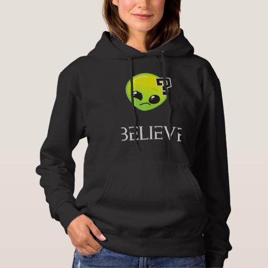 Pull À Capuche Croire Alien Chemise (Devant)