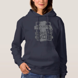 Pull À Capuche Croix chrétienne du Christ en T-shirt gris pierre