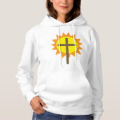 Pull À Capuche Croix Et Soleil (Devant)