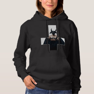 Pull À Capuche Croix inversée Baphomet Satan Hail Occult Black Me