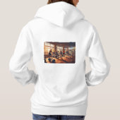 Pull À Capuche Croquis de séance de gym (Dos)
