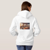 Pull À Capuche Croquis de séance de gym (Dos entier)