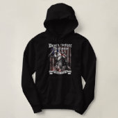 Pull À Capuche Crusader Knight Templier Guerrier De Dieu Je Crain (Design devant)