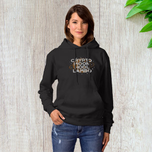 Pull À Capuche Crypto Lune HODL Lambo