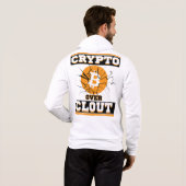Pull À Capuche Crypto Over Clout™ Conçu pour le Grind Blockchain (Dos entier)
