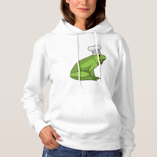 Pull À Capuche Cuire la grenouille avec casquette (Devant)