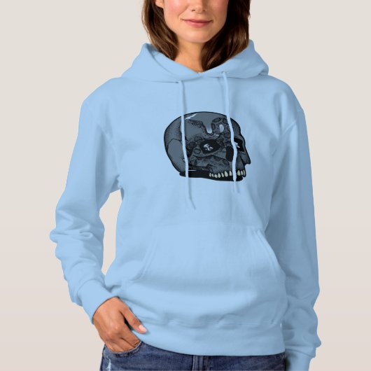 Pull À Capuche Culture de rue des crânes (Devant)
