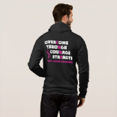 Pull À Capuche CURE...Cancer du sein (Dos entier)