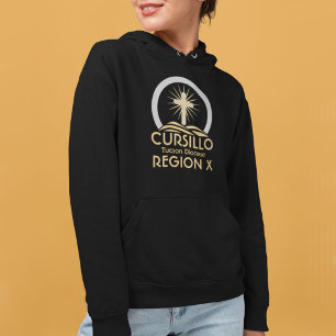 Pull À Capuche Cursillo Croix Radieuse sur la Colline Diocèse & R