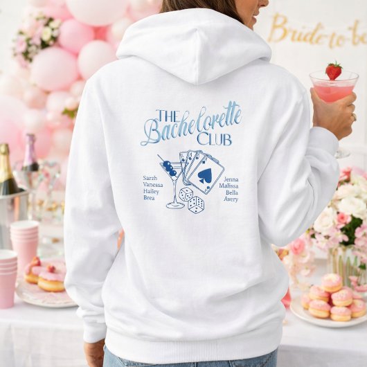 Pull À Capuche Custom Bachelorette Club Hoodie – Personalized 