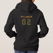 Pull À Capuche Custom Golf School Club League Nom Numéro (Dos)