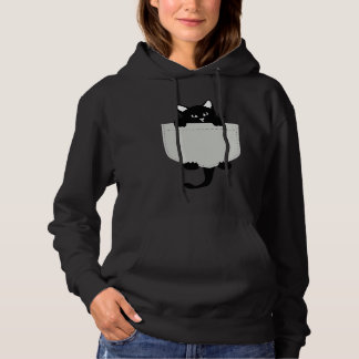 Pull À Capuche Cute Black cat You are my Meow Cat In Pocket Cute 
