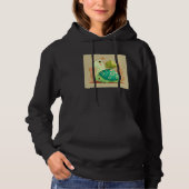 Pull À Capuche Cute Frog Snail Illustration Shell Friends Women K (Devant)