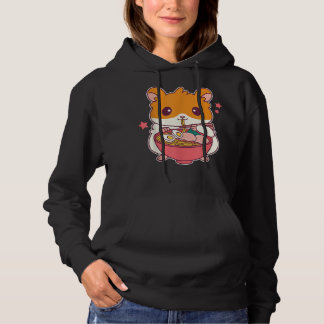 Pull À Capuche Cute Hamster Manger Ramen Hamster Amateurs