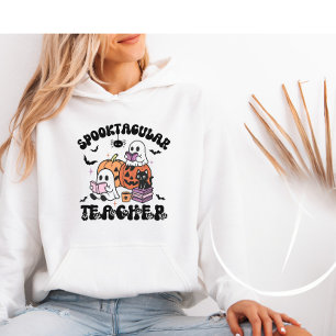 Pull À Capuche Cute Retro Halloween Spooktacular Enseignant