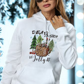Pull À Capuche Cute Rustic Modern Funny Joyeux Fêtes de Noël Fête