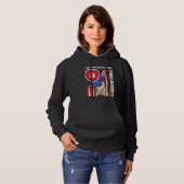 Pull À Capuche Cybersécurité IT Analyst Certified Tech Security 2 (Devant entier)