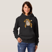 Pull À Capuche Dabbing Pomeranian (Devant entier)