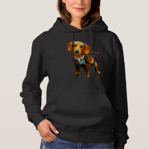 Pull À Capuche Dachshund Weiner Chien Maman Papa Doxie Chien Coup