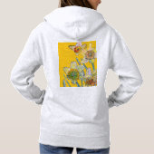 Pull À Capuche Daffodique Jaune Daffodique Floral Aquarelle Flowe (Dos)