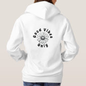 Pull À Capuche Daisy Good Vibes uniquement (Dos)