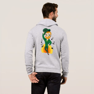 Pull À Capuche Dancing leprechaun, dessin animé de la Saint Patri