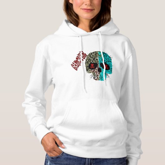 Pull À Capuche Danger skolette (Devant)
