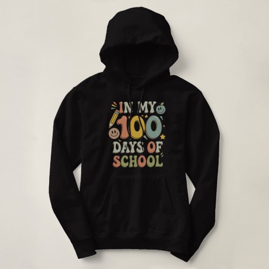 Pull À Capuche dans mes 100 jours d'école 100 jours d'école (Design devant)