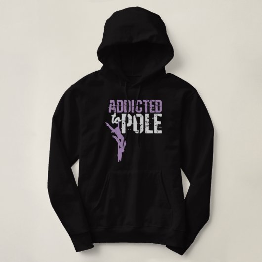 Pull À Capuche Danser accro au pôle (Design devant)