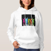 Pull À Capuche Danseurs Colorés Dansant Autour (Devant)