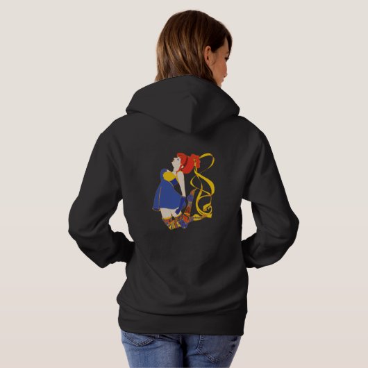 Pull À Capuche Danseuse céleste  (Dos entier)