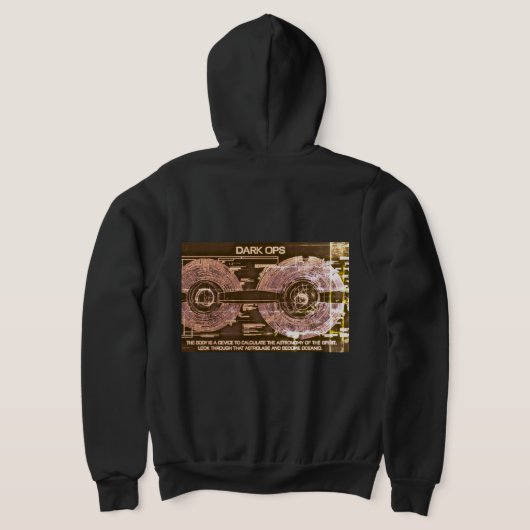 Pull À Capuche Dark Ops Wormhole Hoodie — Dossier Interdimensionn (Couchage Retour)