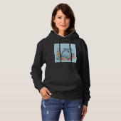 Pull À Capuche Dauphin Floral (Devant entier)