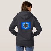 Pull À Capuche David Star fait de pierres précieuses dans toutes (Dos entier)