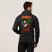 Pull à capuche de Noël pour hommes Premium Snowman (Dos entier)