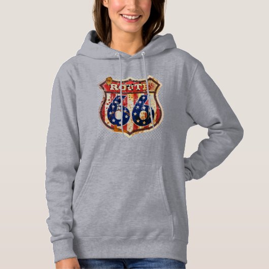 Pull à capuche de voyage en fourrure (Devant)
