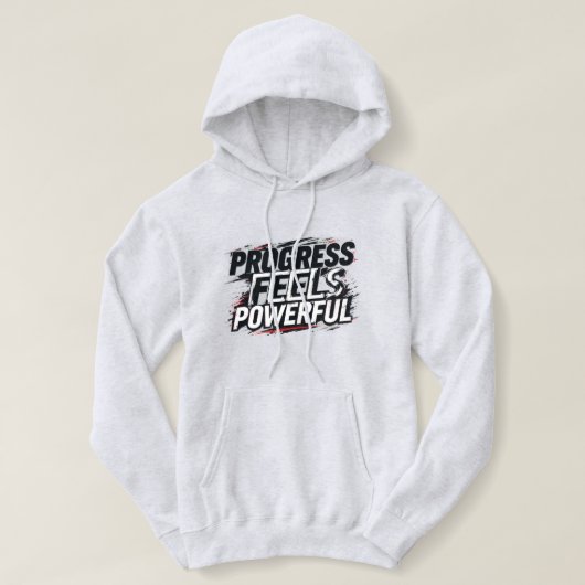 Pull À Capuche Débardeur à capuche pour femmes Progress Feels Pow (Design devant)