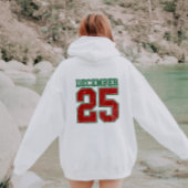 Pull À Capuche December 25 Jersey Athletic Style Christmas