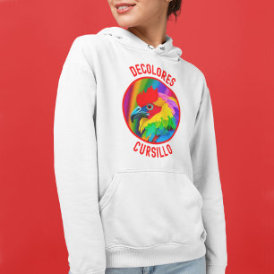 Pull À Capuche DeColores Cursillo Coq Coloré Arc-en-ciel Vif 