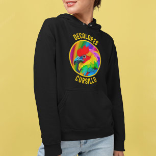 Pull À Capuche DeColores Cursillo Coq Coloré Arc-en-ciel Vif 