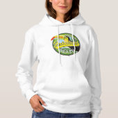 Pull À Capuche Découvrez le logo fabuleux du Brésil (Devant)