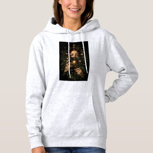 Pull À Capuche Déesse mystique de la forêt (Devant)