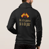 Pull À Capuche Défendre la paix Espagne (Dos)